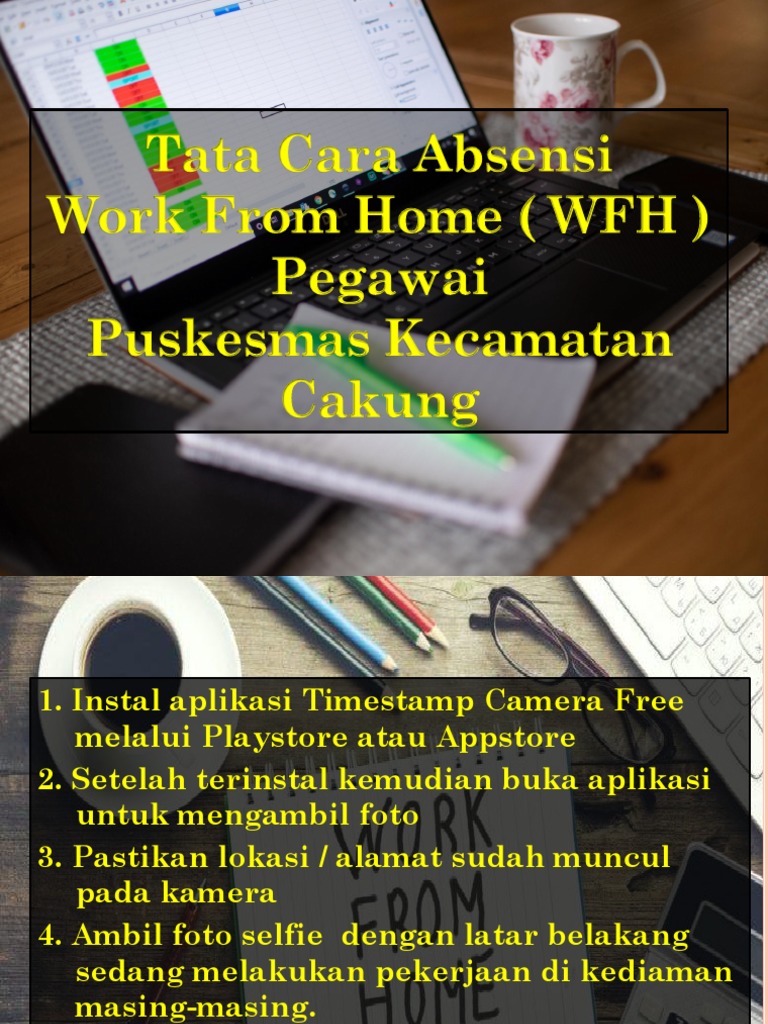 Cara absensi selfie dengan Timestamp Camera di Puskesmas Cakung | PDF