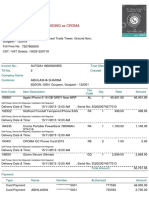 Retail Invoice Infiniti Retail Limited Trading As Croma: Gurgaon-Trade Tower