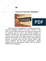 Philippine: Florante at Laura by Francisco Balagtas