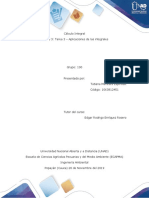 Unidad 3 - Tarea 3 - Aplicaciones de Las Integrales - Grupo190