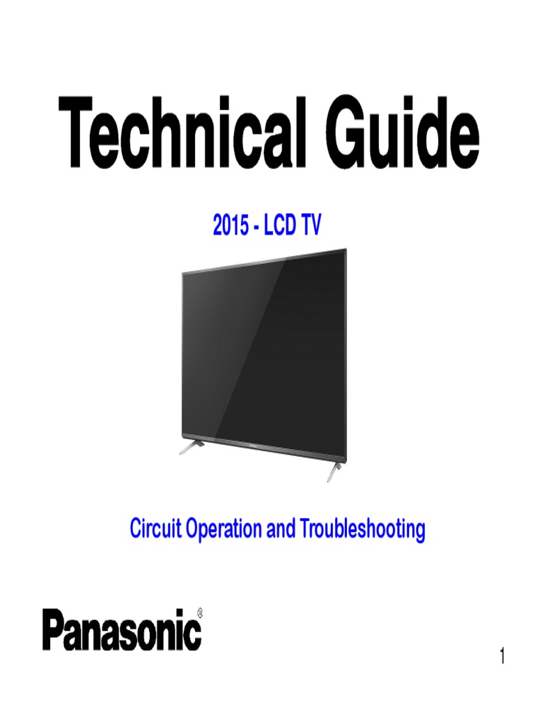 LCD TV Circuit Operation Guide | PDF | Video | Display Technology