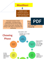Mastikasi: Tindakan Untuk Memecah Makanan Menjadi Partikel Yang Siap Untuk Ditelan