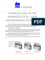 Stainless Steel Grades in Pharma Food Industries