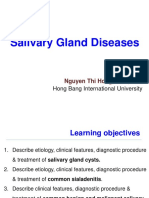 Salivary Gland Diseases: Cysts, Sialadenitis & Tumors