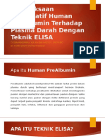 Pemeriksaan Human PreAlbumin Terhadap Plasma Darah Dengan ELISA.pptx
