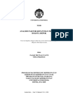 Analisis Faktor Kepatuhan Imunisasi PDF