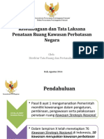 kelembagaan & tata laksana penataan ruang kawasan perbatasan