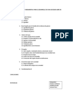 Respeto Como Valor Contra La Violencia de Genero (Esquema)