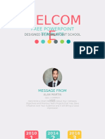 Welcom E: Free Powerpoint Template