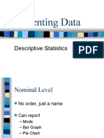 Presenting Data Descriptive Statistics