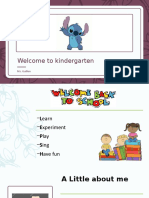 Welcome To Kindergarten: Ms. Guillen
