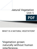 Natural Vegetation Unit 5: Presentation Made by Saba Farooq Geography Grade 6