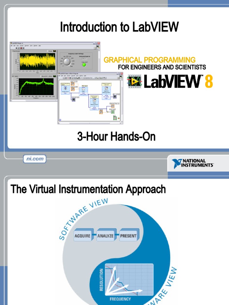 Intro To Labview | Download Free PDF | Data Acquisition | Matlab