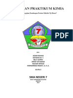 LAPORAN PRAKTIKUM KIMIA Uji Protein