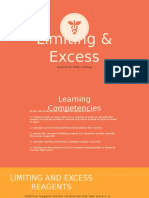 Limiting & Excess: Prepared by Stella Crisologo
