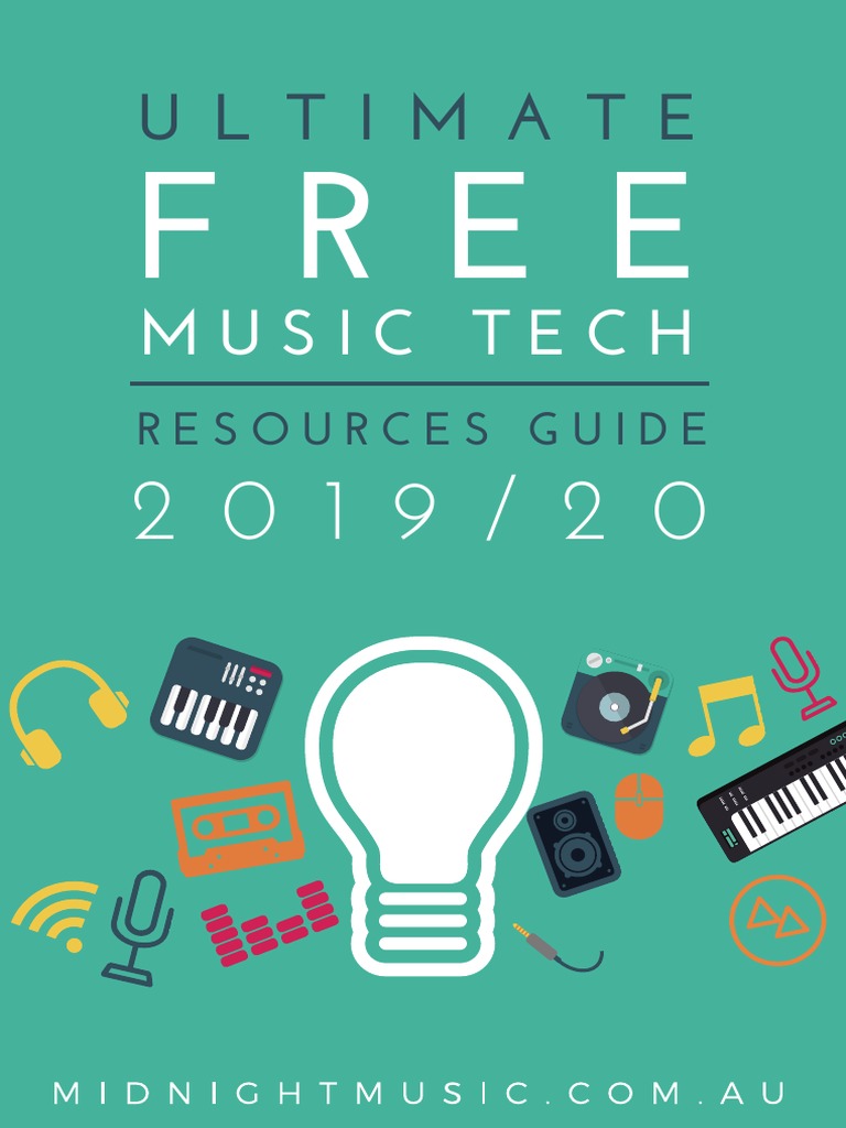 Ultimate Free Music Tech Resources Guide 2019 20 PDF Garage Band Clef