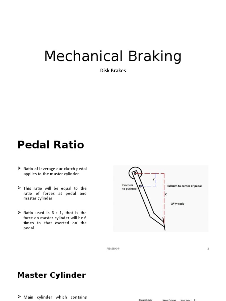Mechanical Braking | PDF