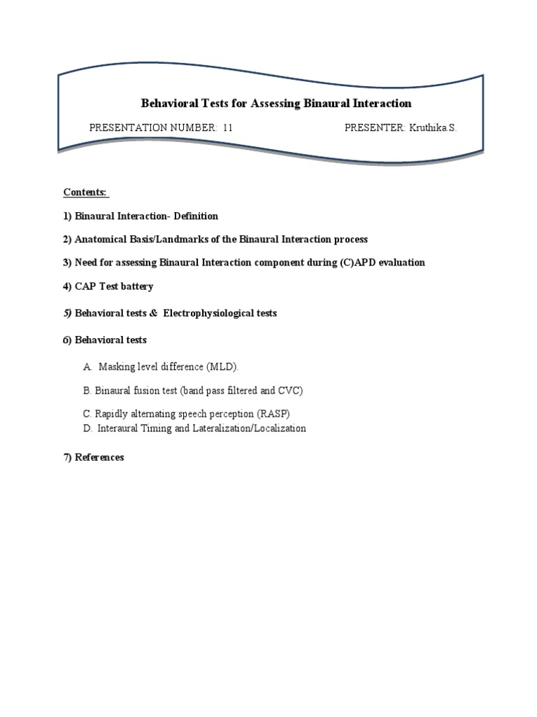 My PresCapd Download Free PDF Otorhinolaryngology Neuropsychology