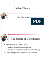 Extending X-Bar Theory: DPS, TPS, and Cps