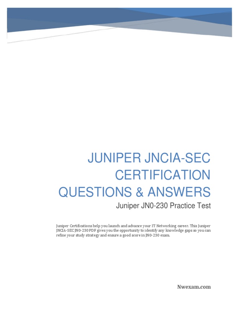 JN0-105 Examsfragen