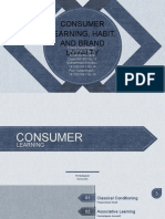 Perilaku Konsumen Consumer Learning Habit
