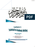 1.technical Vs Academic Writing PDF