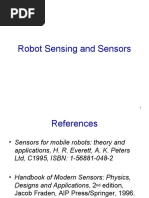 Robot Sensing and Sensors