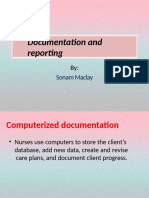 Documentation and Reporting