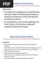 Web Based Tamil Nilam: Adu Nformation System On and Dministration and Anagement