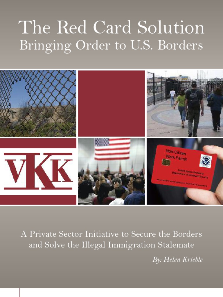 The Red Card Solution, November 2010 White Paper | PDF | Illegal ...