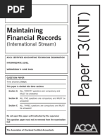 Maintaining Financial Records: (International Stream)