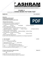 Class: 8 Social Science Board Pattern Test: MARKS-80 Dt. 05-03-20
