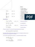 Theile-Geddes Distillation: Equations Notation