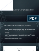 General Bearing Capacity Equation Foundation Engineering