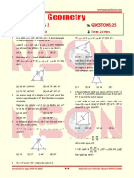 Level - 2 & 3 Questions: 25 Exercise - 15 Time: 25 Min.: o RC FDL Izdkj DK GKSXK