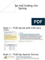 Thiết lập môi trường cho Spring