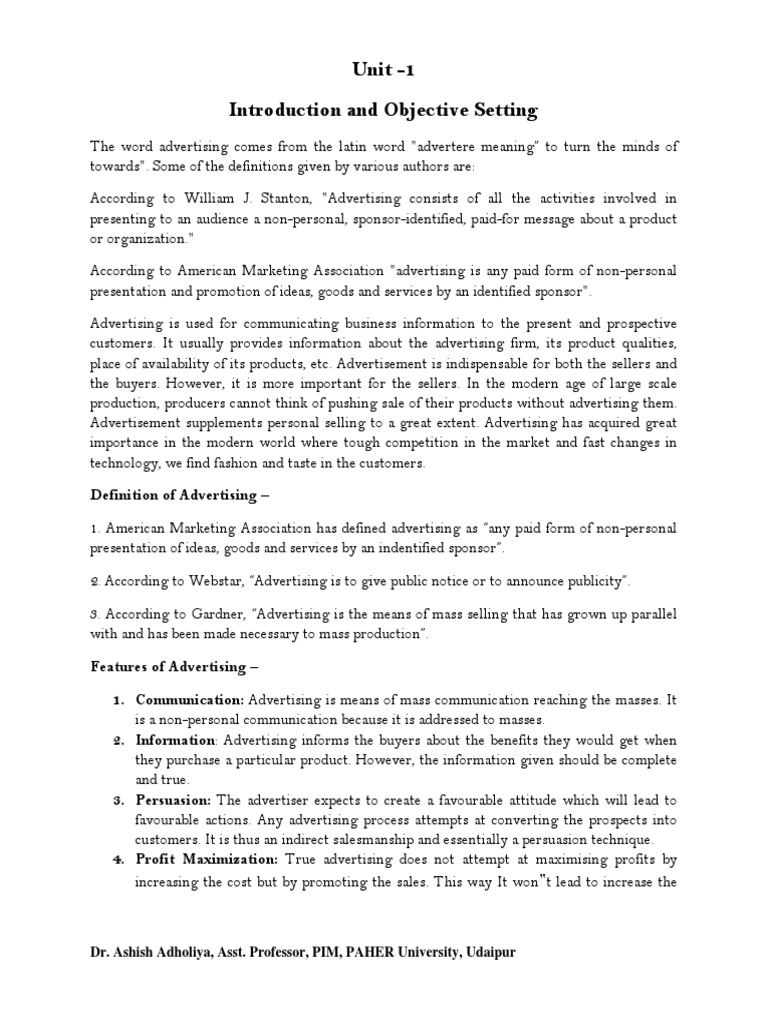 Introduction to Advertising Basics | PDF | Marketing Communications ...