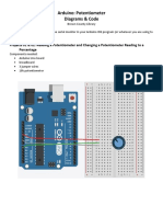 Arduino: Potentiometer Diagrams & Code