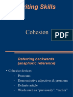 Document 5 Writing Skills - Cohesion