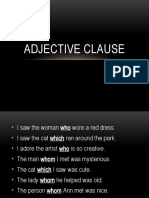 ADJECTIVE CLAUSE Meeting 2