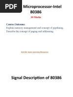 32 - Bit Microprocessor-Intel 80386