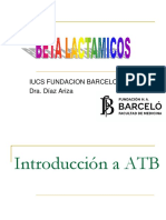 TCI - Introduccion - B Lactamicos. Diaz Ariza PDF