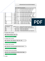 Extraction Flow Calculation by Iteration