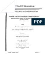 Abel Vargas RAF Diversidad Estructura e Inventario Floristico Del Bosque Mesofilo de Montana de Huiloapan de Cuauhtemoc Veracruz Mexico PDF