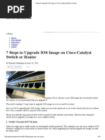 7 Steps To Upgrade IOS Image On Cisco Catalyst Switch or Router