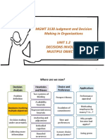 Unit 1.2 Decisions Involving Multiple Objectives PDF
