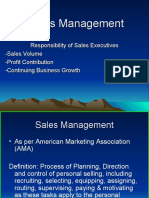 Sales Management: Responsibilities and Key Metrics