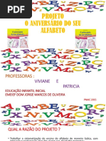 ANIVERSARIO DO SEU ALFABETO