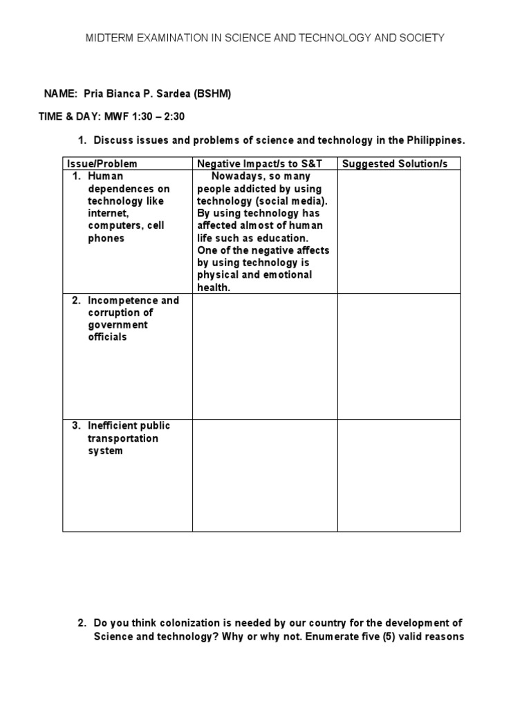 Format STS | PDF | Social Science