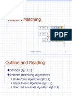 CHPT 9 Pattern Matching